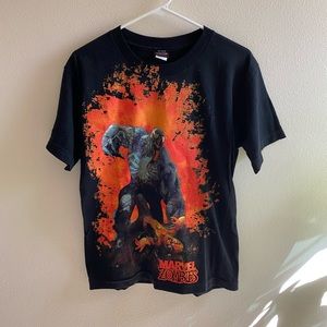 Marvel Mad Engine venom zombies shirt